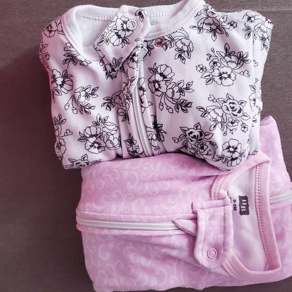 Set of 2 cotton sleep sacks